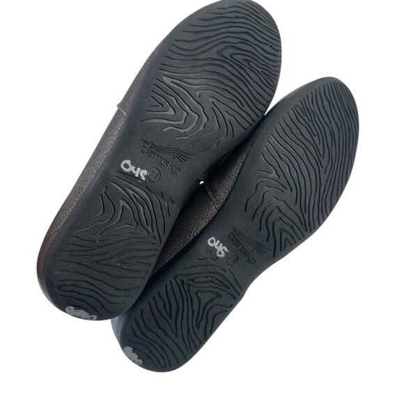 Dansko Larisa Womens Pewter Gray Metallic Leather Slip-On Loafers Size 36 Comfy - Picture 11 of 11